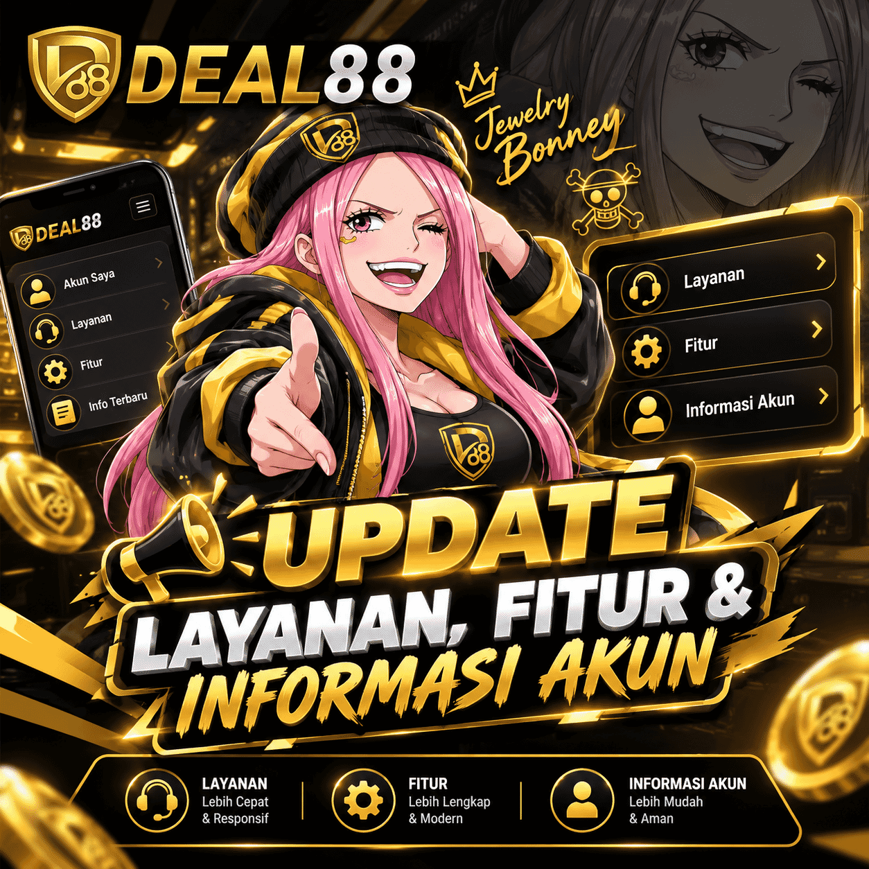 DEAL88 — update layanan dan fitur akun